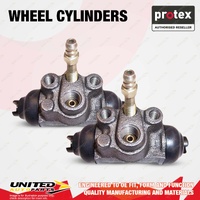 2x Rear Protex Wheel Cylinders for Holden Gemini RB 1.5L 4XC1 1985-1987