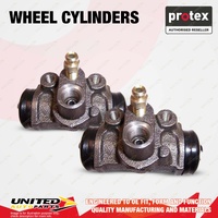2x Rear Protex Wheel Cylinders for Ford Laser KE Meteor GC 1.3L 1.6L 1986-1990