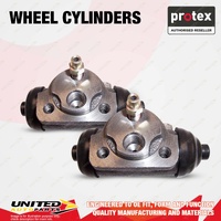 2x Rear Protex Wheel Cylinders for Hyundai Excel X2 Scoupe 1.5L G4DJ 1990-05/90