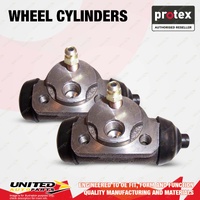 2x Rear Protex Wheel Cylinders for Hyundai Excel X1 1.5L G4AJ 01/1989-1989