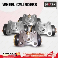 4x Rear Protex Wheel Cylinders for Toyota Coaster HB30 Dyna 300 BU88 3.7L 4.0L