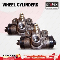 2x Rear Protex Wheel Cylinders for Kia Carens Mentor Shuma Spectra AFA AFB AFC