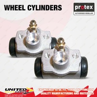 2x Rear Protex Wheel Cylinders for Subaru Fiori FUN CAR KN5 KP5 0.8L 1988-1992