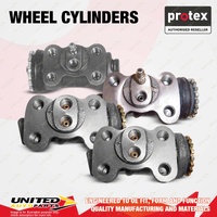 4x Rear Protex Wheel Cylinders for Mazda T4000 WGT7T 4.0L TF 1989-2000