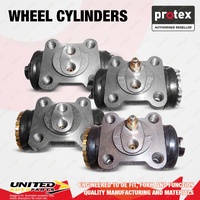 4x Rear Protex Wheel Cylinders for Toyota Coaster HZB50 Dyna 200 BU142 BU212