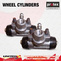 2x Rear Protex Wheel Cylinders for Subaru Sherpa KM3 NK3 0.7L EK42 1982-1989