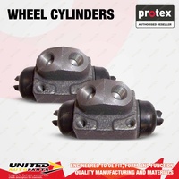 2x Rear Protex Wheel Cylinders for Ford Escort MK2 1.6L I4 8V 1975-1981