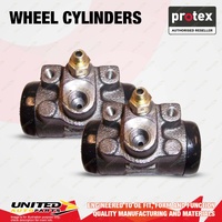 2x Rear Protex Wheel Cylinders for Nissan 200B 810 NJ810 2.0L L20B 1977-07/1979