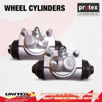 2x Rear Protex Wheel Cylinders for Land Rover Series 2 3 88 109 2.3L 2.6L 20.4mm