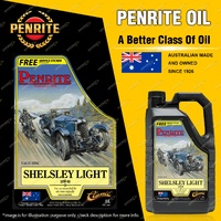 Penrite Premium Mineral SHELSLEY LIGHT 20W-60 high zinc Engine Oil 5L