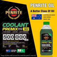 Penrite 500,000KM Green Coolant Premix Engine Coolant 1 Liter Safe to MIX