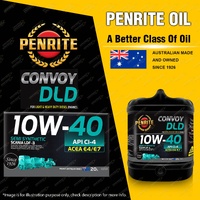 Penrite Synthetic Convoy DLD SAE 10W-40 Engine Oil 20L for Diesel Vehicles