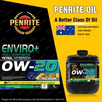 Penrite Full Synthetic Enviro+ 0W-20 API SP Resource Conserving Engine Oil 7L