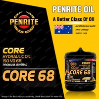 Penrite Core Hydraulic Oil ISO VG 68 Zinc Enhanced Hydraulic Oil 20L