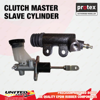 Protex Clutch Master + Slave Cylinders for Mitsubishi Galant HJ W/O ABS 20.64mm