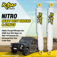 Pair Rear Raw 4x4 Nitro Shocks 2 Inch Lift for TOYOTA LANDCRUISER FJ 55 SERIES