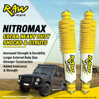 Front Raw 4x4 Nitro Max Shocks 2 Inch Lift for LANDCRUISER FZJ HZJ 105 SERIES