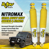 Pair Rear Raw 4x4 Nitro Max Shocks 2 Inch Lift for TOYOTA FORTUNER GUN156R