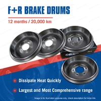 Front + Rear Brake Drums for Toyota Landcruiser FJ40 FJ45 FJ55 Premium Quality