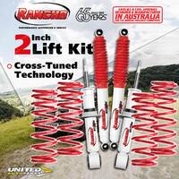 25mm Lift Kit Rancho Shocks Coil Springs for Nissan Pathfinder R51 2.5DT IFS