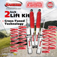2" 50mm Lift Kit Rancho Shock Coil Springs for Nissan Pathfinder R51 05-13