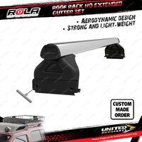 1 x Rola 1250mm HD Extended Gutter Roof Rack Bar Commercial Series GM 160mm
