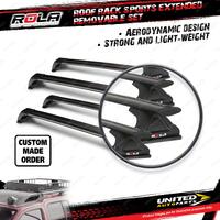 4 x Rola 1500mm Sports Extended Removable Roof Rack Bars for Toyota Hiace XH10