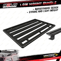 Rola Roof Rack Accessory Low Mount Rail Kit With 1800mm Titan Tra Open Rails
