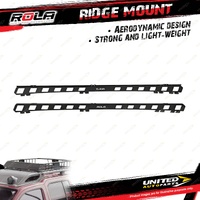 Rola Roof Rack Accessory Ridge Mounts for Toyota Prado 250 Series SUV 2024-On