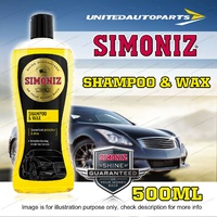 Simoniz Shampoo & Wax 500ML Guaranteed protection and shine Intensive cleaning