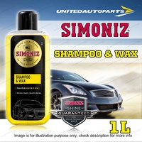 Simoniz Shampoo & Wax 1L Guaranteed protection and shine Intensive cleaning