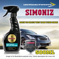 Simoniz Back To Black Tyre Shine Wet Look 500ML Provides A High Gloss Shine