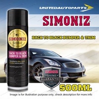 Simoniz Back to Black Bumper and Trim Shine 500ML use on exterior plastics
