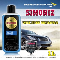 Simoniz Wax Free Shampoo 1L Guaranteed streak free shine pH balanced formula