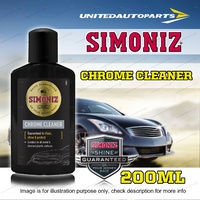 Simoniz Chrome Polish Cleaner 200ML Protects Chromed Surfaces From Rust