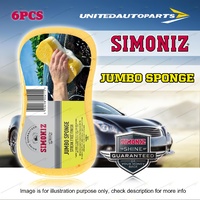 6 x Simoniz Jumbo Sponge EA High quality sponge Professional streak free finish