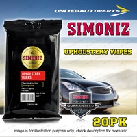 Simoniz Upholstery Wipes 20PK Guaranteed fast foam cleaning action