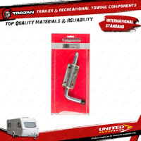 Trojan Spring Bolt 16mm Pin Large for Trailer Hardware Locks Vehicle Accessories