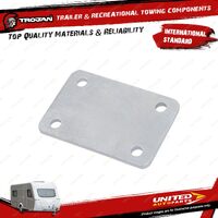 Trojan Plate Wobble Clamp 76mm for Trailer Hardware Hinges Bolts & Fasteners