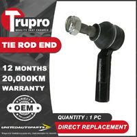 Premium Quality 1 Pc Trupro RH Outer Tie Rod End for FORD FIESTA WS 01/09-03/11