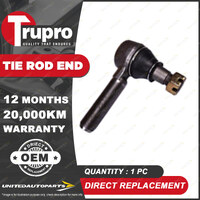 1 Pc Trupro LH Outer Tie Rod for Mazda E Series E2000 Series E2500 Series E2700