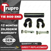 1x Trupro RH Inner Tie Rod End for Jeep Wrangler TJ 4.0L 130KW Convertible 96-07