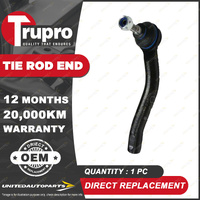 1 Pc Trupro LH Tie Rod End for Renault Captur J87 Clio MK4 Koleos H45 2008-2020