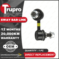 1 Pc Trupro Front Right Sway Bar Link for Hyundai Terracan HP SUV 2.9 3.5L 01-07