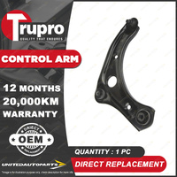 1x Trupro Front Lower Right Control Arm for Nissan Almera Latio March Note 10-22