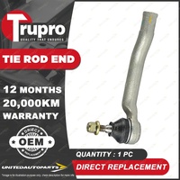 1 Pc Trupro Left Tie Rod End for Nissan March K13 Hatchback 1.2L 1.5L 2010-2022