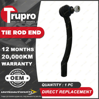 1 Pc Trupro Left Tie Rod End for Mini Cooper R52 R53 One R50 1.6L 2000-2009