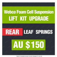Upgrade to Rear Extra Heavy Duty Rating Leaf Springs - Purchase with Lift Kit