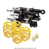 Front Rear Shock Absorbers Lowered King Springs for Toyota Corolla ZZE122 01-07