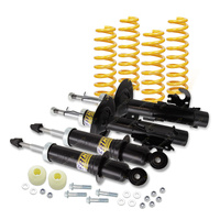 Front + Rear Shock Absorbers Raised King Springs for Holden Commodore VF Wagon
